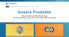 Desktop Screenshot of jenomics.de